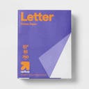 750 Sheets Letter Printer Paper White - up&up™: 8.5x11 Inch, 20 lb, 92 Brightness, Stationery, Office Supplies