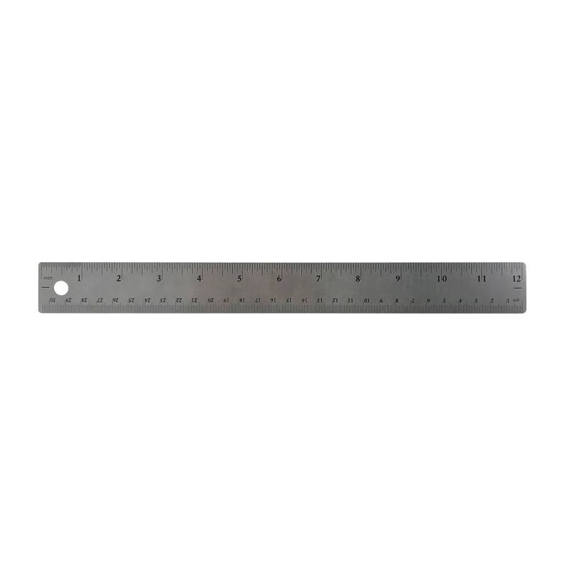 slide 2 of 4, 12" Metal Ruler - up&up™, 1 ct