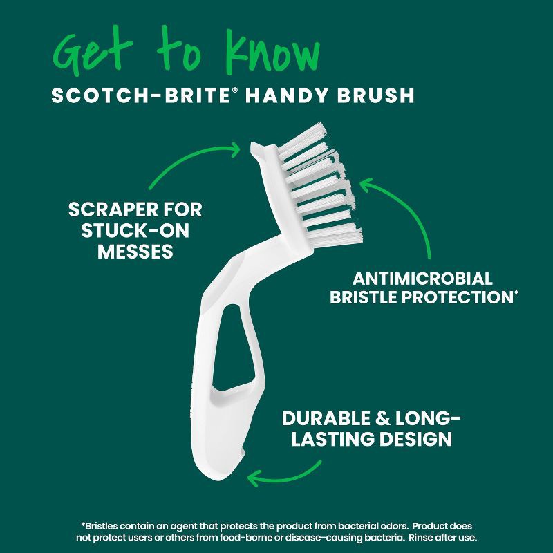 slide 2 of 10, Scotch-Brite Handy Scrub Brush, 1 ct