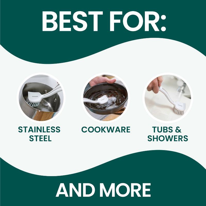 slide 4 of 11, Scotch-Brite Pot & Pan Brush, 1 ct