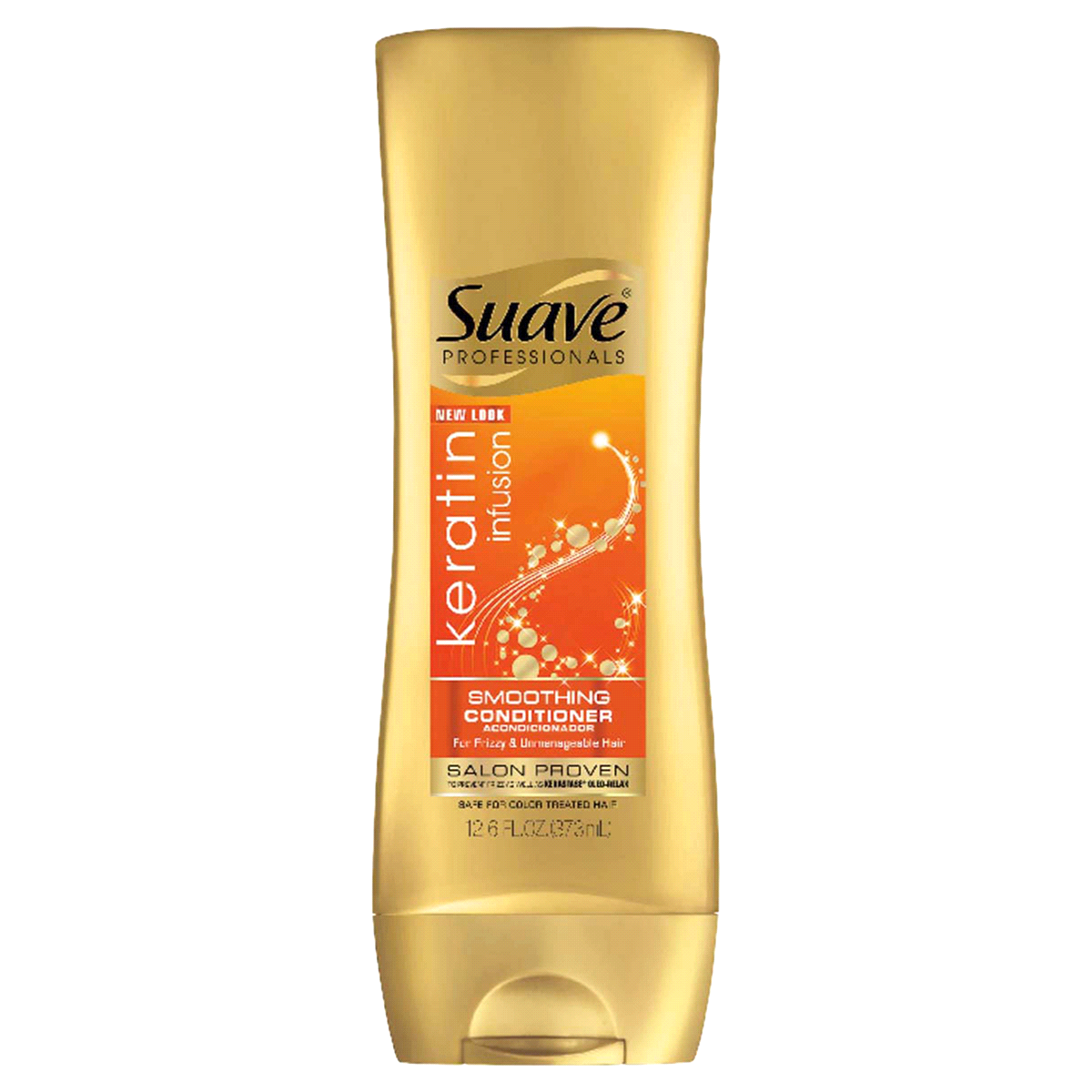 slide 7 of 7, Suave Professionals Smoothing Conditioner Keratin Infusion For Dry Hair Hair Conditioner with 48-hour Frizz Control 12.6 oz, 12.6 fl oz