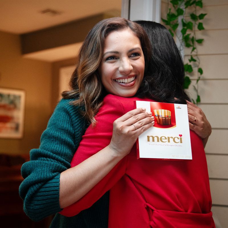 slide 4 of 6, Merci Finest Assortment of European Chocolates, Candy Gift Box - 16ct/7oz, 16 ct; 7 oz