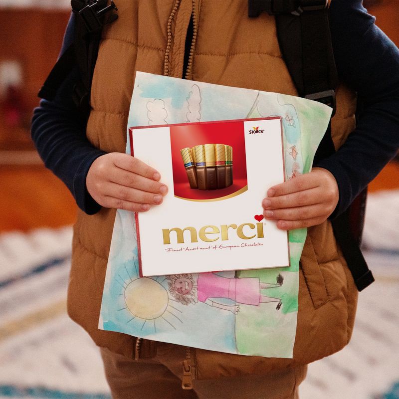 slide 6 of 6, Merci Finest Assortment of European Chocolates, Candy Gift Box - 16ct/7oz, 16 ct; 7 oz