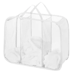 Pop Up Foldable Laundry Sorter White - Room Essentials