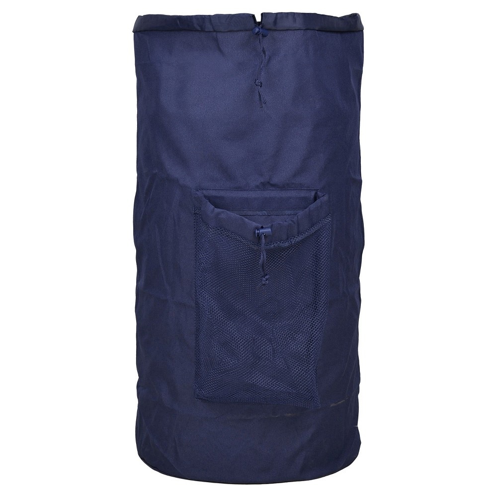 slide 2 of 5, Laundry Bag with Pocket Gray - Room Essentials, 1 ct