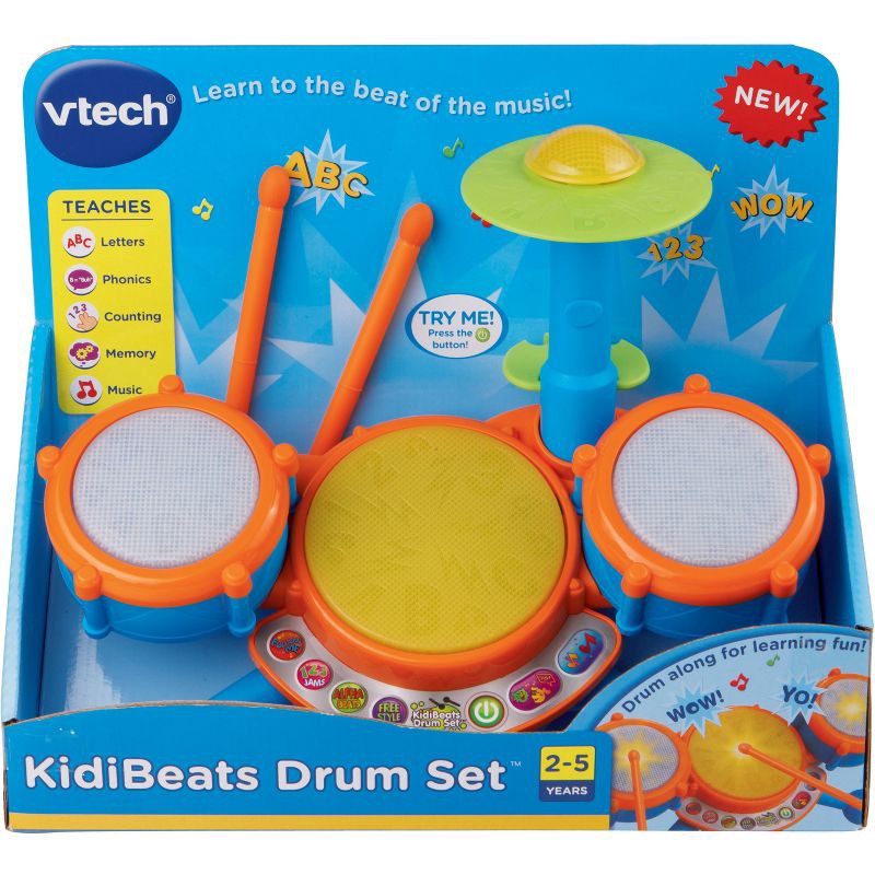 slide 3 of 11, VTech KidiBeats Drum Set, 1 ct