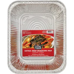H-E-B Texas Tough Aluminum Extra Deep Roasting Pan
