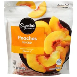 Signature Select Peaches Sliced - 16 Oz