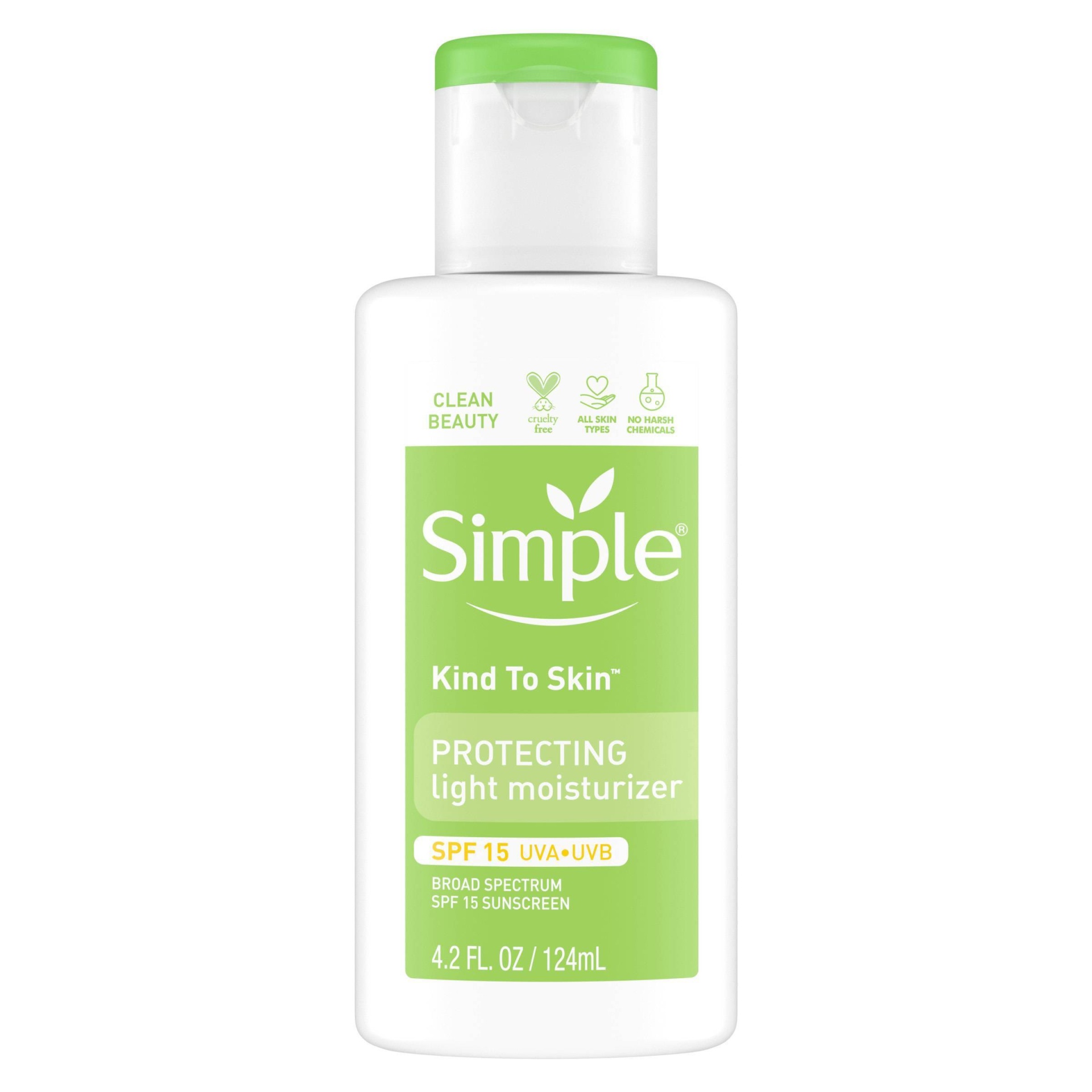 slide 1 of 1, Simple Protecting Light Moisturizer SPF 15, 4.2 fl oz