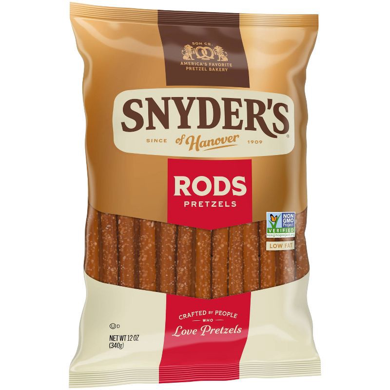 slide 4 of 5, Snyder's of Hanover Pretzel Rods - 12oz, 12 oz
