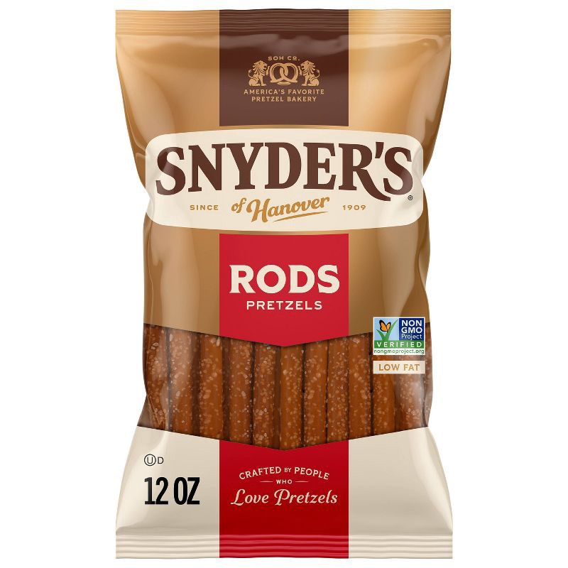 slide 1 of 8, Snyder's of Hanover Pretzel Rods - 12oz, 12 oz