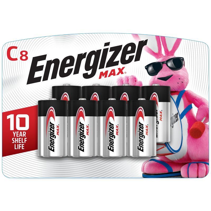 slide 1 of 9, Energizer Max C Batteries - 8pk Alkaline Battery, 8 ct