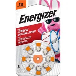 Energizer Size 13 Hearing Aid Batteries - Orange 8pk