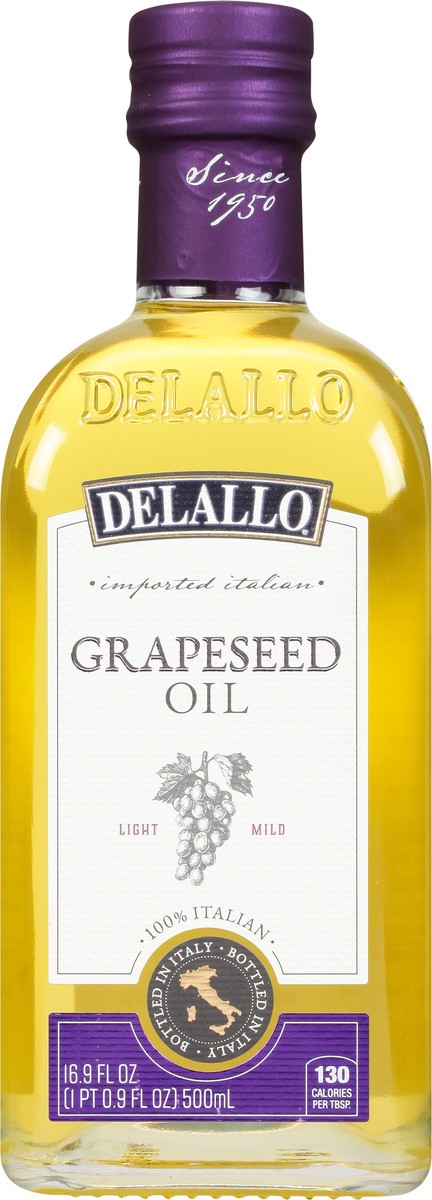 slide 1 of 13, DeLallo Grapeseed Oil 16.9 fl oz, 16.9 fl oz