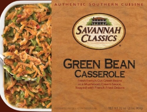 slide 1 of 1, Savannah Classics Green Bean Casserole, 32 oz