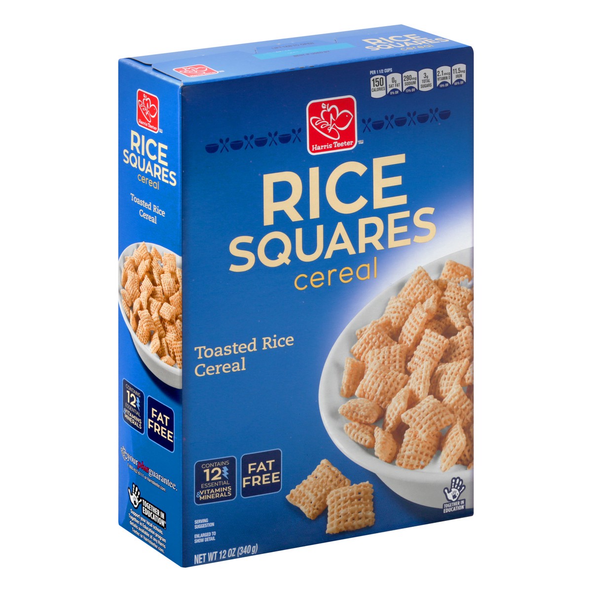 slide 5 of 13, Harris Teeter Rice Squares Cereal, 1 ct