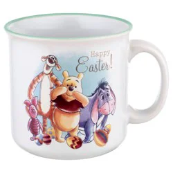 Silver Buffalo Winnie the Pooh Happy Easter 20 oz Ceramic Mug