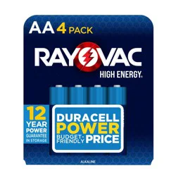 Rayovac High Energy Alkaline AA Batteries ( 4 -Pack)