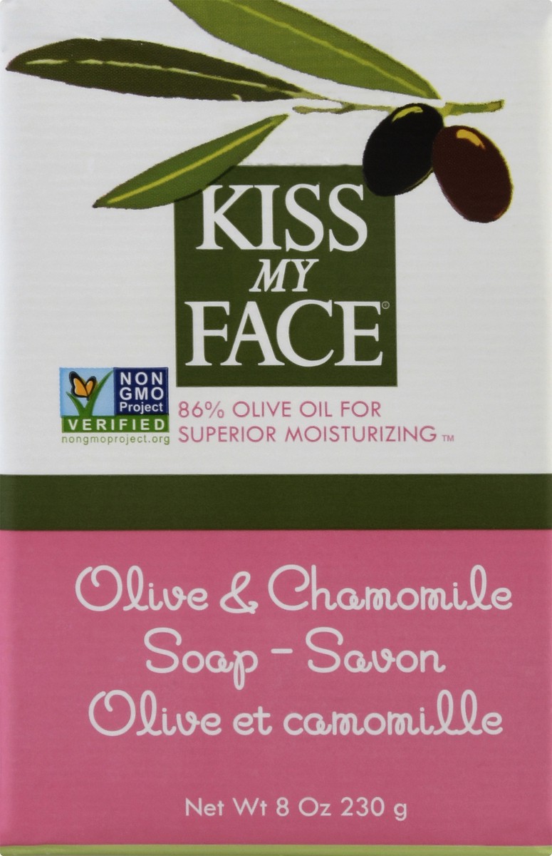 slide 8 of 9, Kiss My Face Olive & Chamomile Soap Bar, 8 oz