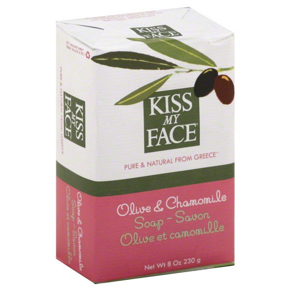 slide 1 of 9, Kiss My Face Olive & Chamomile Soap Bar, 8 oz