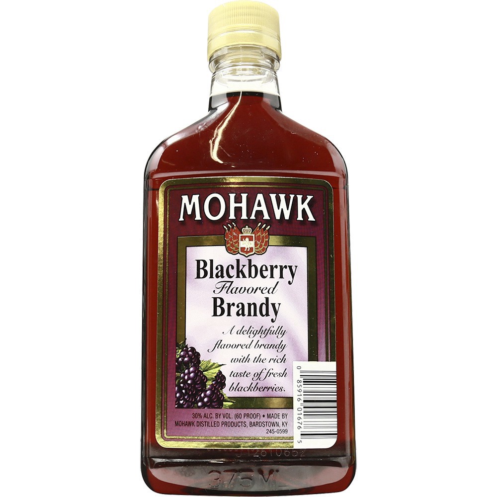 slide 1 of 1, Mohawk Blackberry Brandy-Mohawk, 375 ml