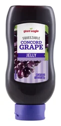 Giant Eagle Jelly, Concord Grape, Squeezable Bottle