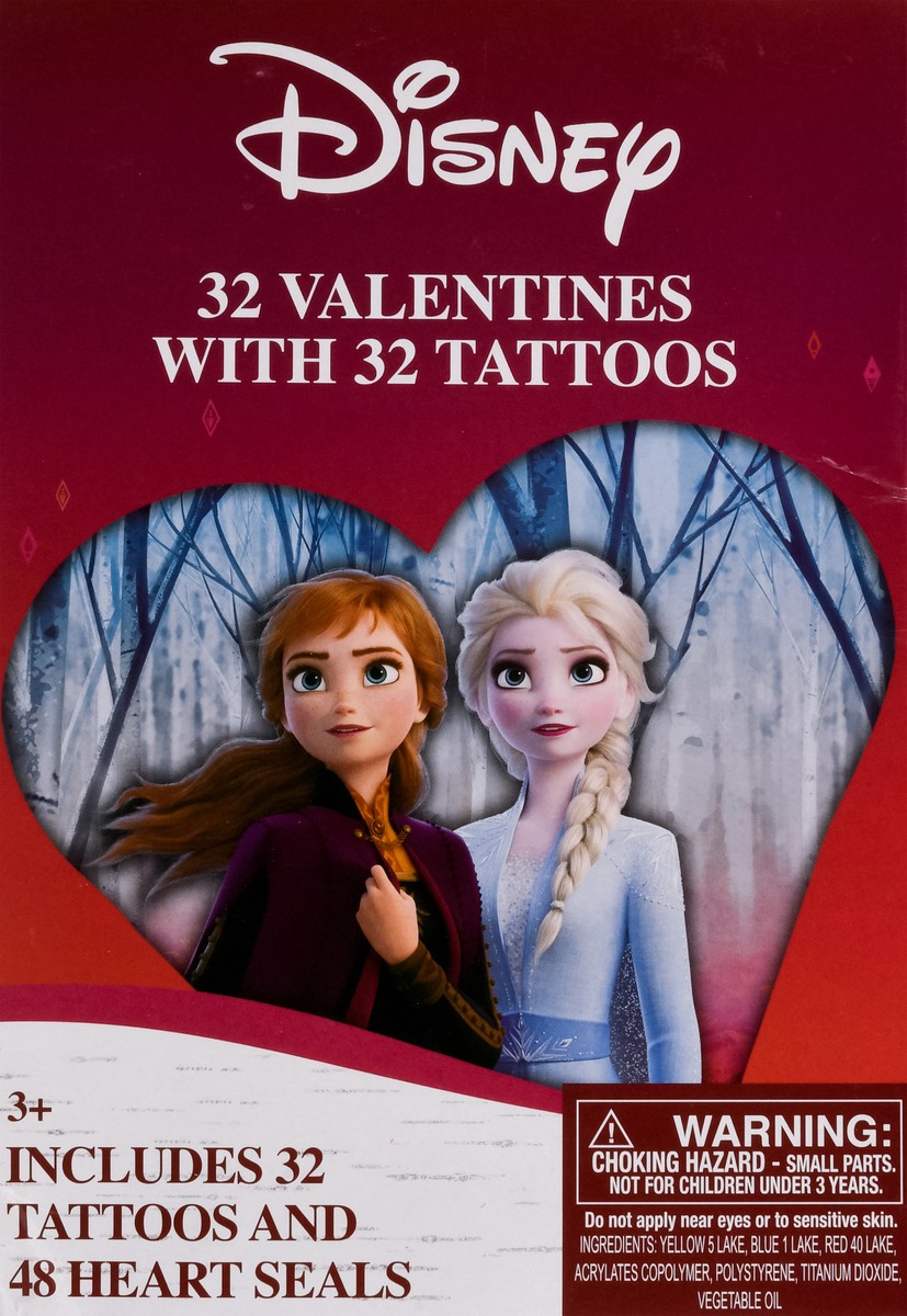 slide 4 of 10, IG Design Group Valentine Cards Tattoo Frozen, 1 ct