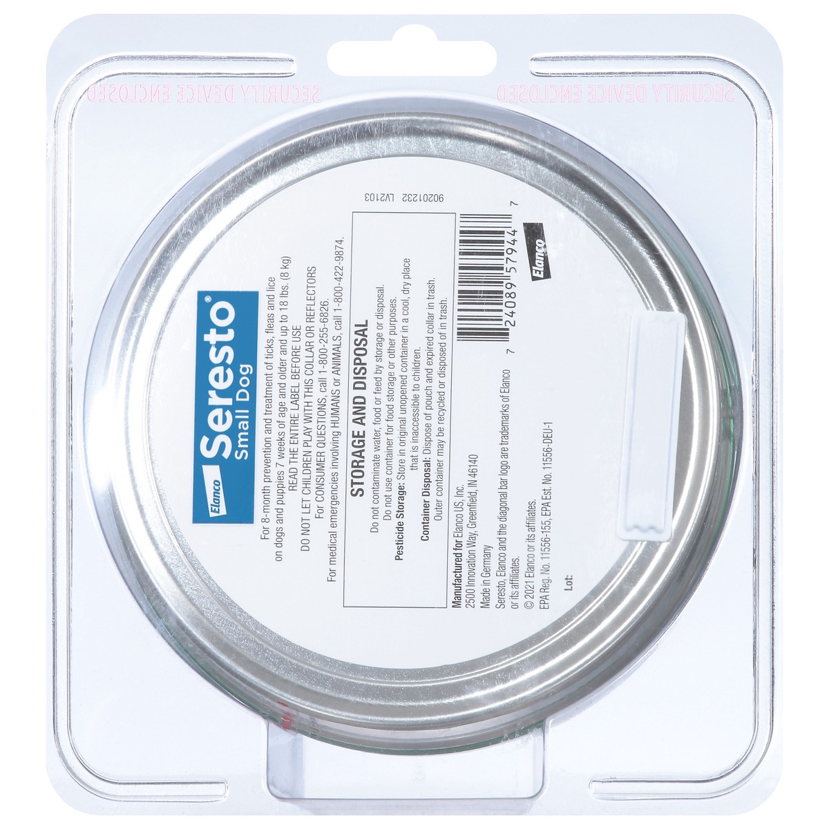 slide 12 of 12, Elanco Seresto Small Dog Flea and Tick Collar 1 ea, 1 ct