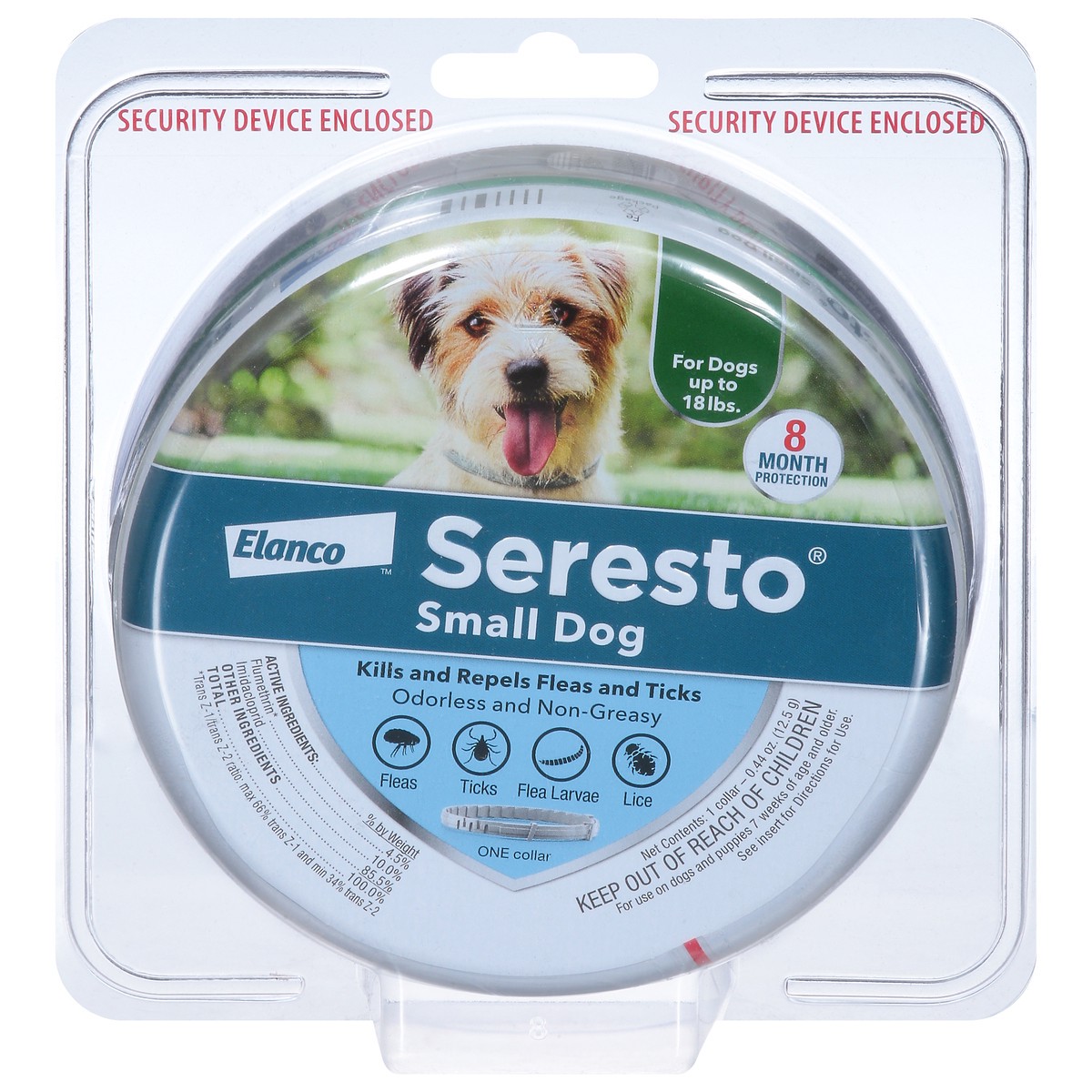 slide 3 of 12, Elanco Seresto Small Dog Flea and Tick Collar 1 ea, 1 ct