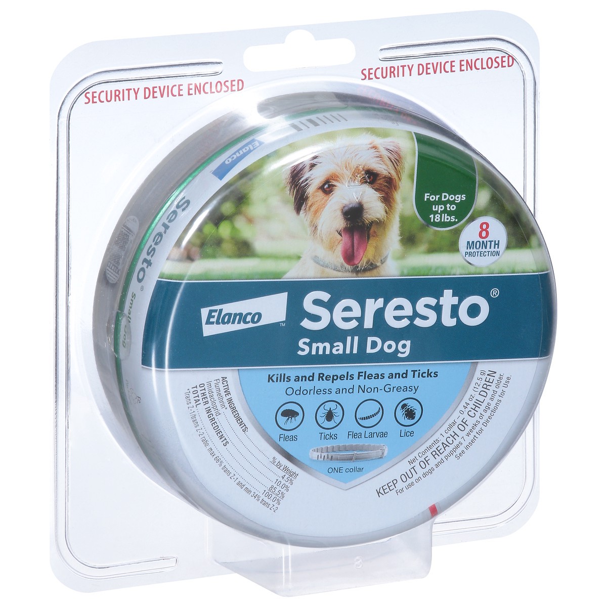 slide 2 of 12, Elanco Seresto Small Dog Flea and Tick Collar 1 ea, 1 ct