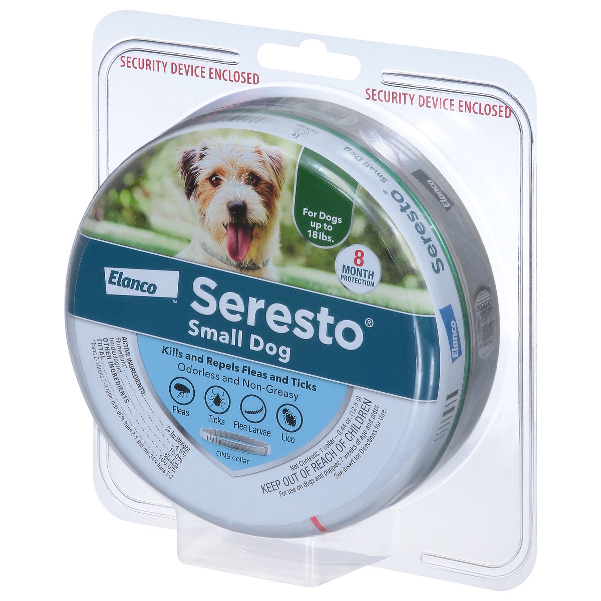slide 8 of 12, Elanco Seresto Small Dog Flea and Tick Collar 1 ea, 1 ct
