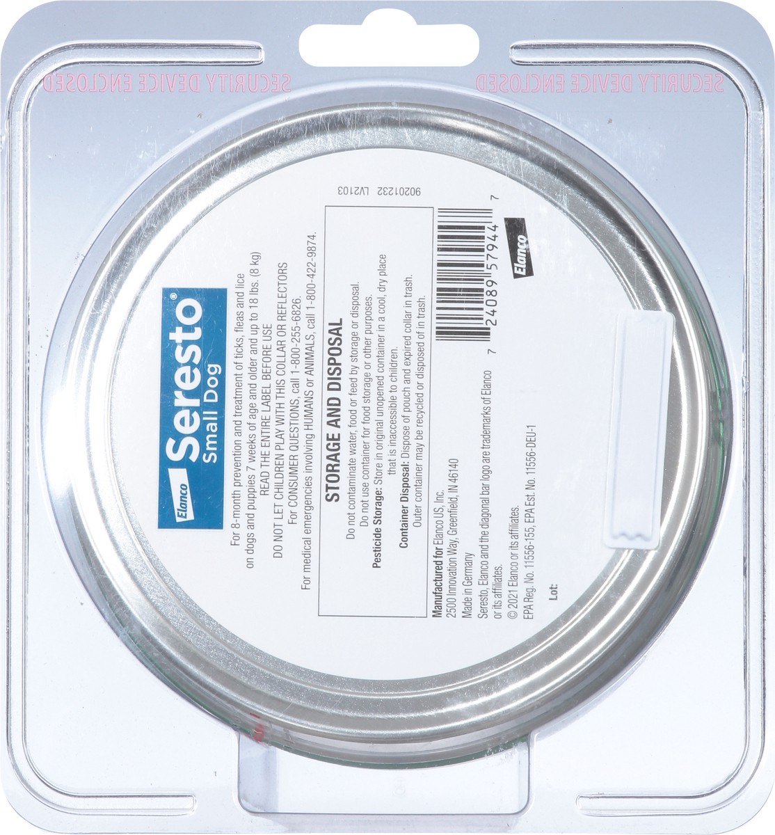 slide 10 of 12, Elanco Seresto Small Dog Flea and Tick Collar 1 ea, 1 ct