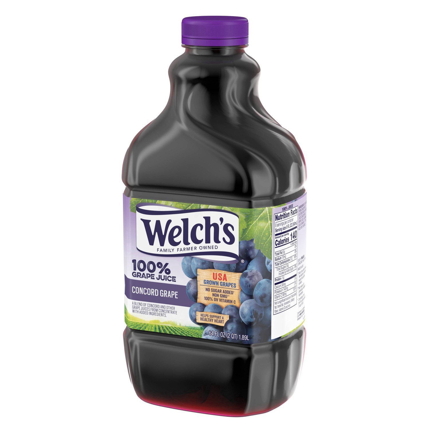 slide 70 of 70, Welch's 100% Concord Grape Juice, 64 oz