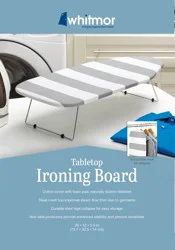 Whitmor Tabletop Ironing Board Stroipe