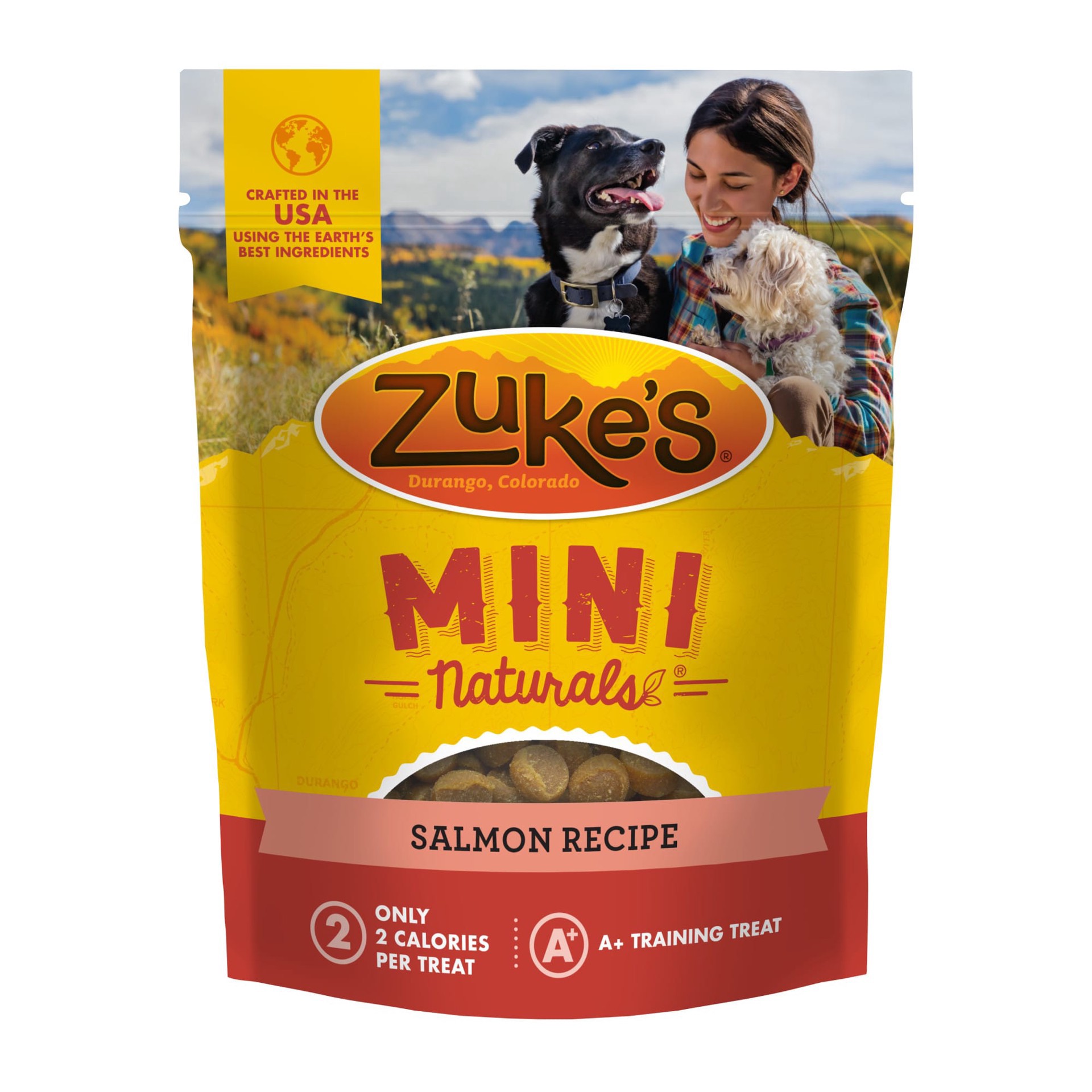 slide 1 of 1, Zuke's Naturals Salmon Recipe Treats for Dogs Mini 16 oz, 16 oz