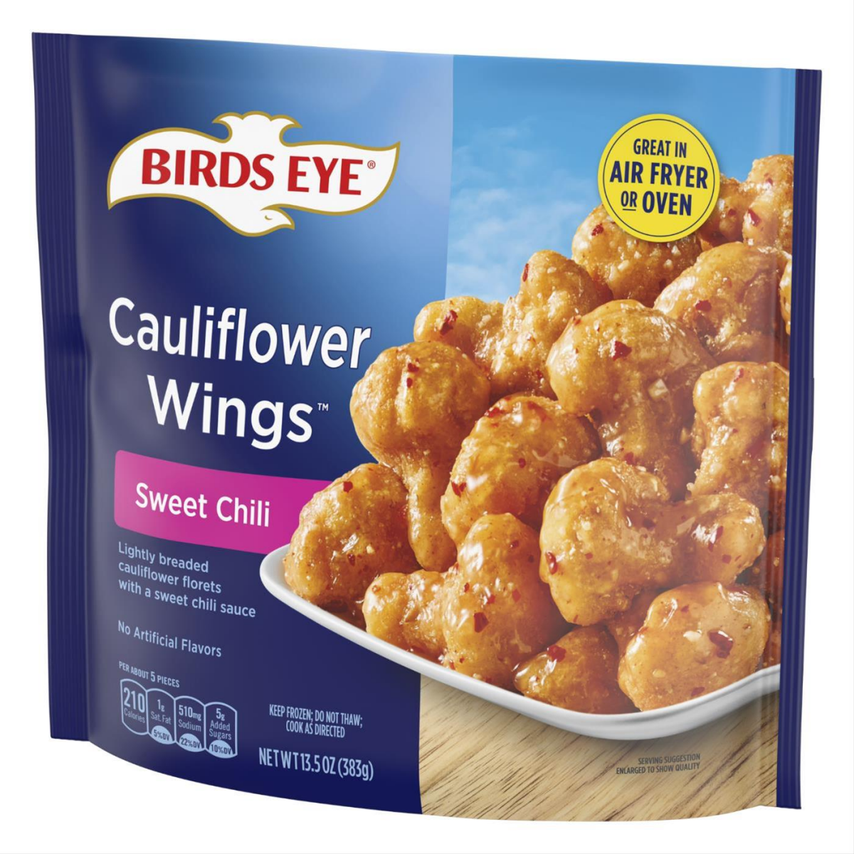 slide 21 of 25, Birds Eye Sweet Chili Cauliflower Wings, Frozen Vegetable, 13.5 oz. Bag, 13.5 oz