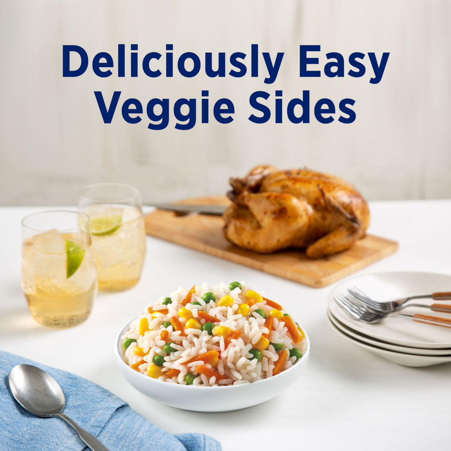 slide 2 of 5, Birds Eye Long Grain White Rice with Mixed Vegetables 10 oz, 10 oz