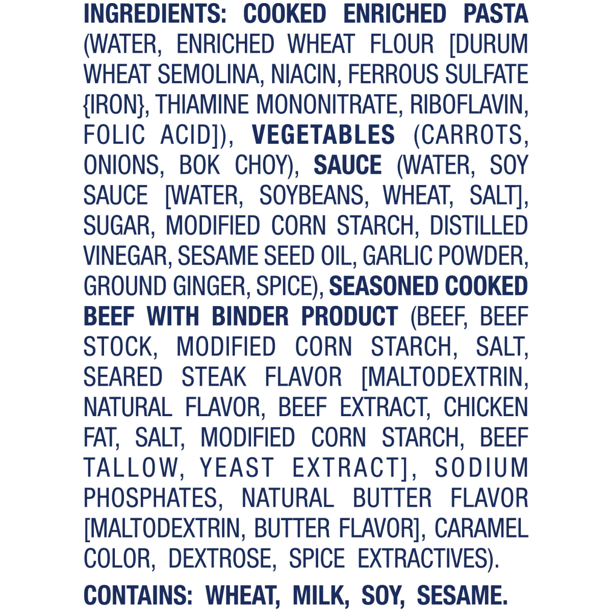 slide 2 of 6, Birds Eye Voila! Beef Lo Mein, Value Size Skillet Meal, Frozen Meal, 54 oz. Bag, 54 oz