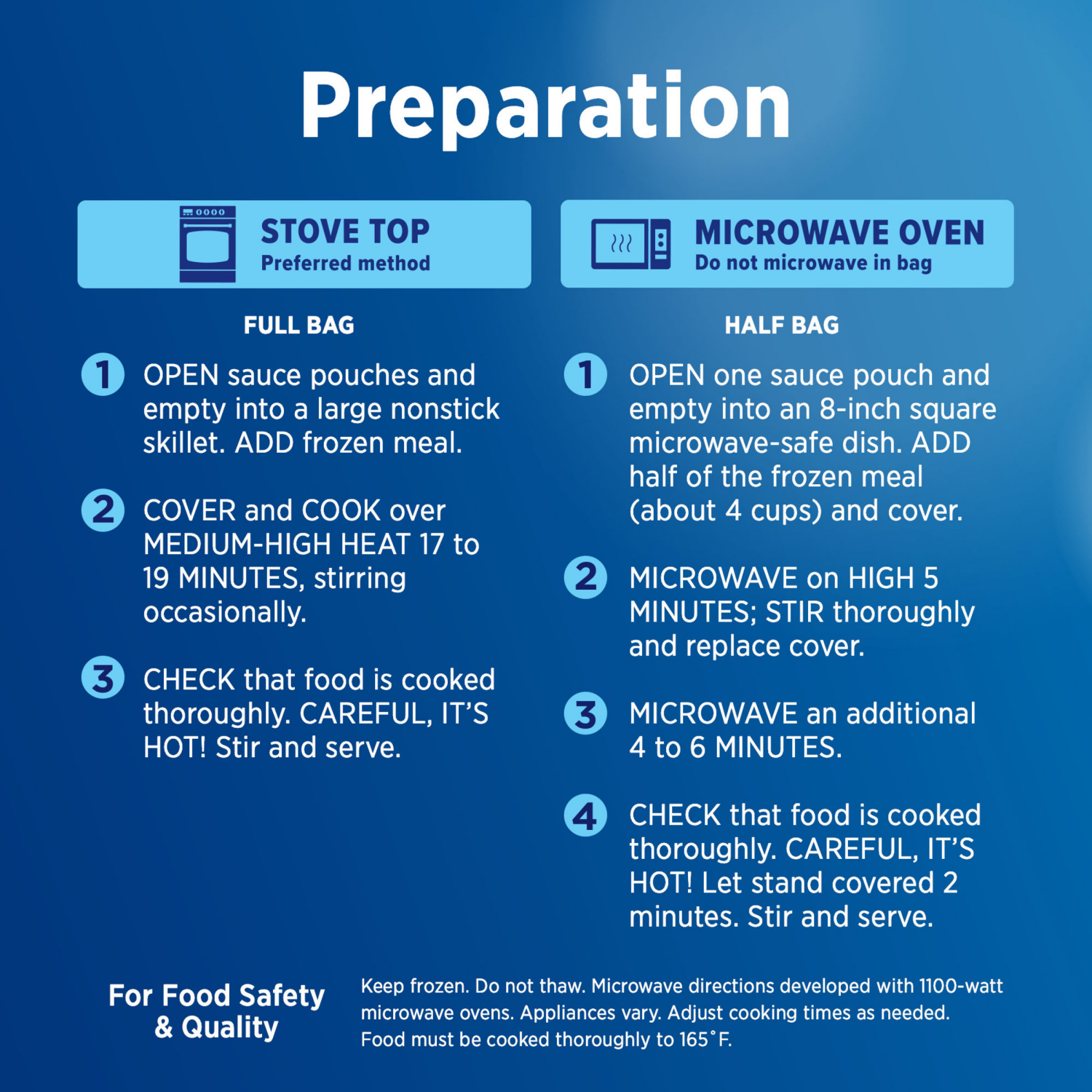 slide 8 of 8, Birds Eye Voila! Family Size Cheesy Ranch Chicken Frozen Meal, 42 OZ Bag, 42 oz