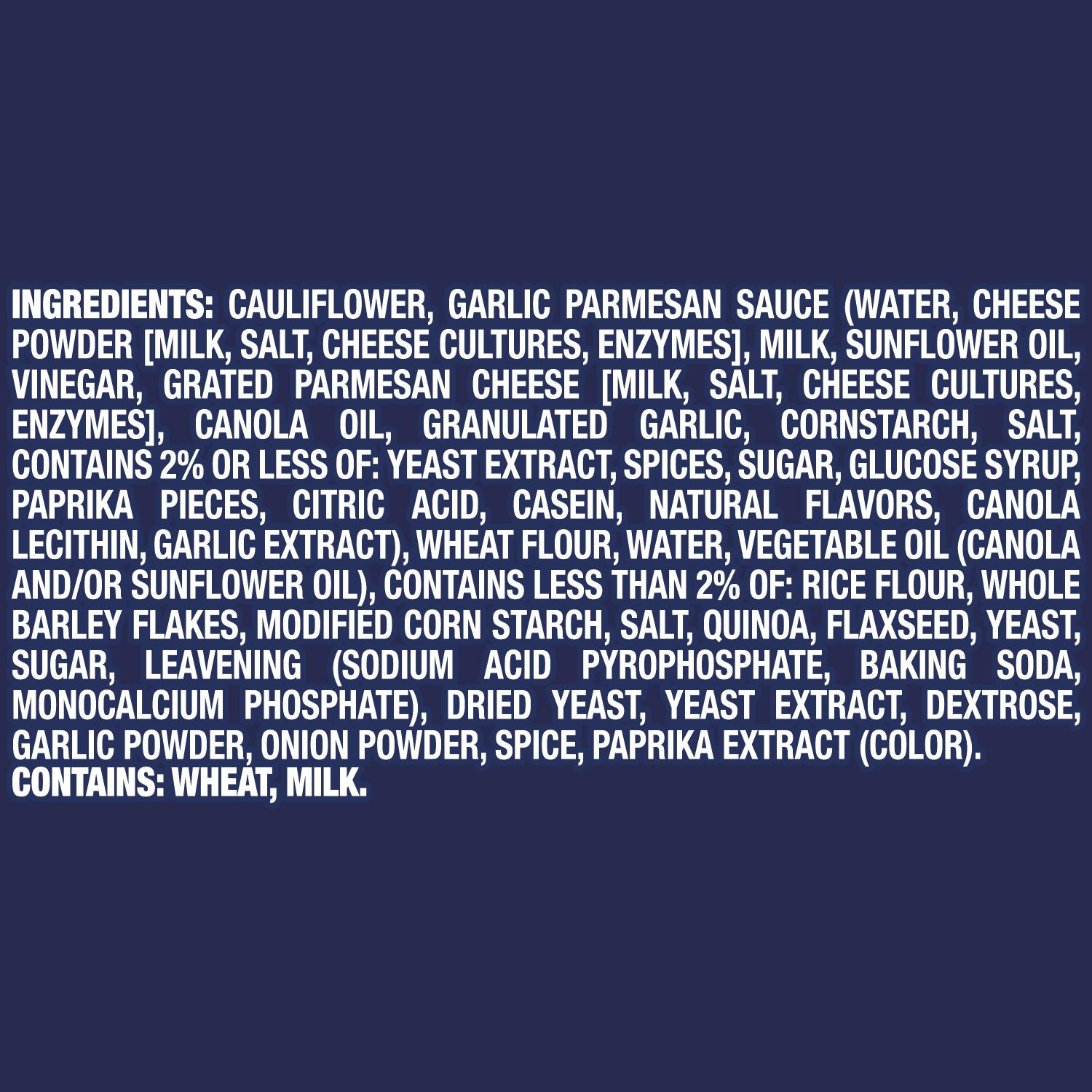 slide 3 of 4, Birds Eye Garlic Parmesan Cauliflower Wings, 13.25 oz