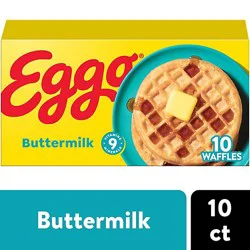 Eggo Frozen Waffles Buttermilk Frozen Breakfast 10 Count - 12.3 Oz