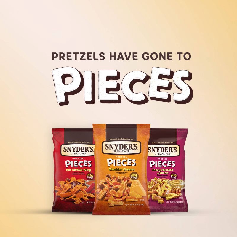 slide 6 of 8, Snyder's of Hanover Pretzel Pieces Hot Buffalo Wing - 11.25oz, 11.25 oz