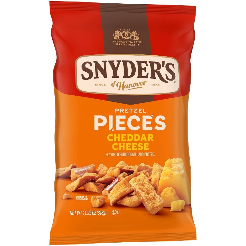 slide 4 of 6, Snyder's of Hanover Pretzel Pieces Cheddar Cheese - 11.25oz, 11.25 oz