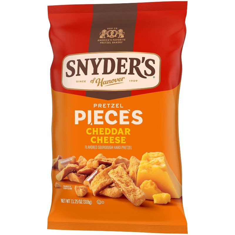 slide 5 of 6, Snyder's of Hanover Pretzel Pieces Cheddar Cheese - 11.25oz, 11.25 oz