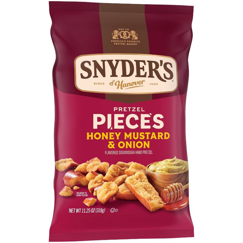 slide 4 of 5, Snyder's of Hanover Pretzel Pieces Honey Mustard and Onion - 11.25oz, 11.25 oz