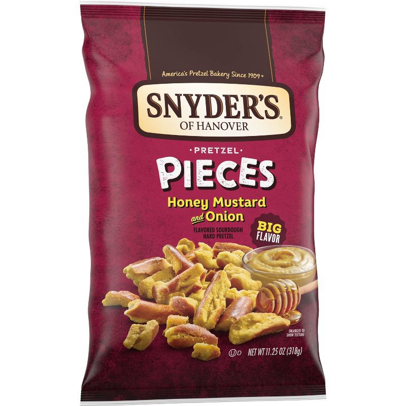 slide 4 of 6, Snyder's of Hanover Pretzel Pieces Honey Mustard and Onion - 11.25oz, 11.25 oz