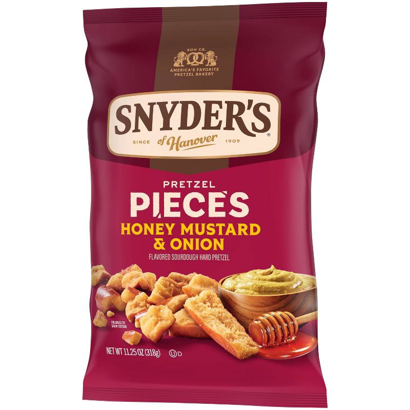 slide 5 of 5, Snyder's of Hanover Pretzel Pieces Honey Mustard and Onion - 11.25oz, 11.25 oz