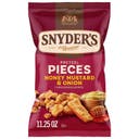Snyder's of Hanover Pretzel Pieces Honey Mustard and Onion - 11.25oz: Baked, No High Fructose Corn Syrup, Mild