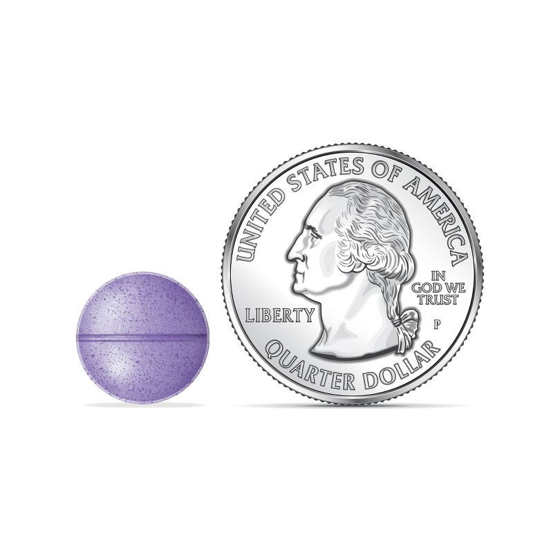 slide 5 of 6, Junior Strength Ibuprofen (NSAID) Pain Reliever & Fever Reducer Chewable Tablets - Grape - 24ct - up&up™, 24 ct