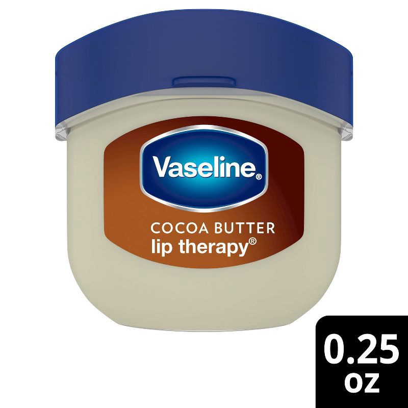 slide 1 of 7, Vaseline Lip Therapy Cocoa Butter, Travel Size - 0.25oz, 0.25 oz